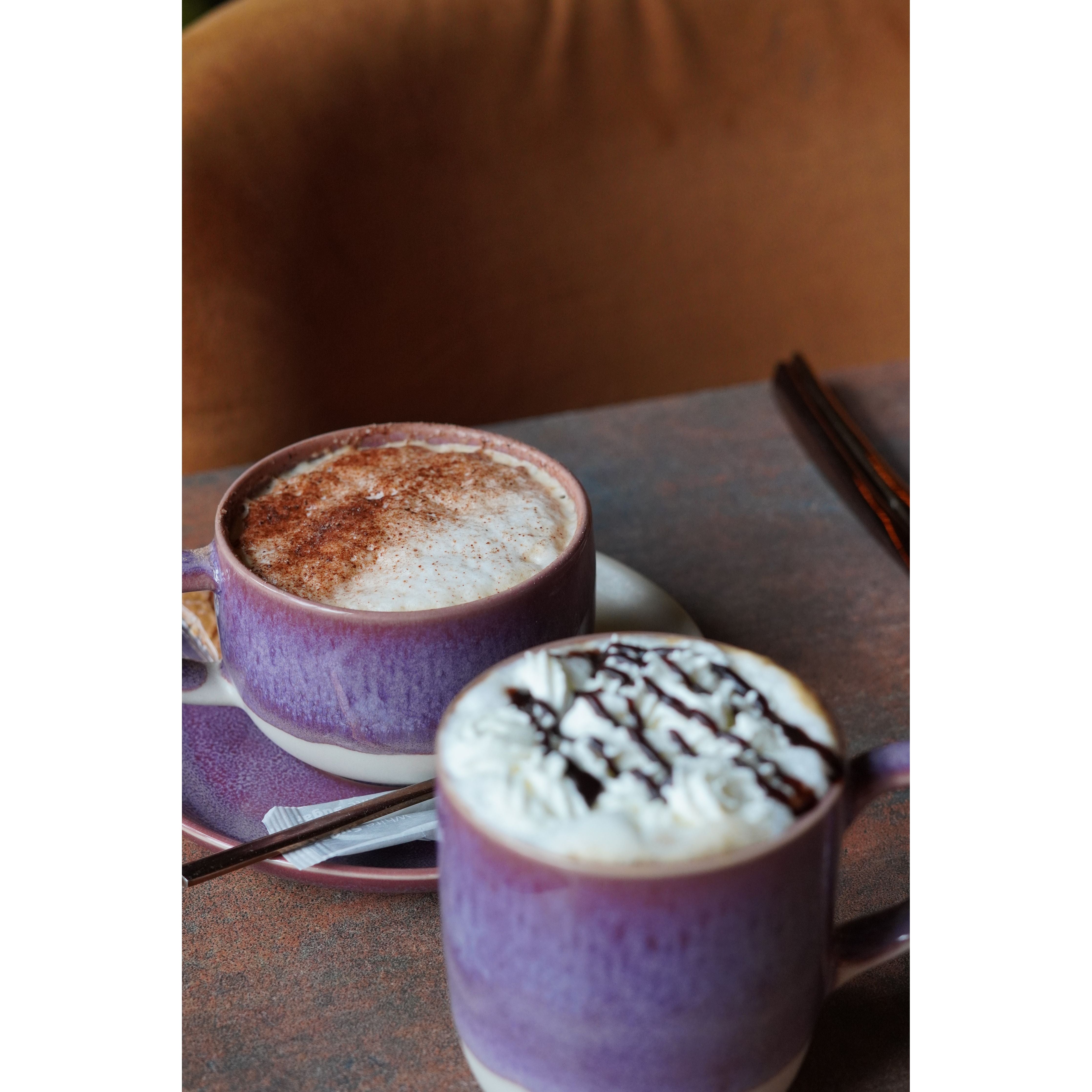 Californian Purple Shoreline Stoneware Cappuccino Mug 275ml/9.5oz