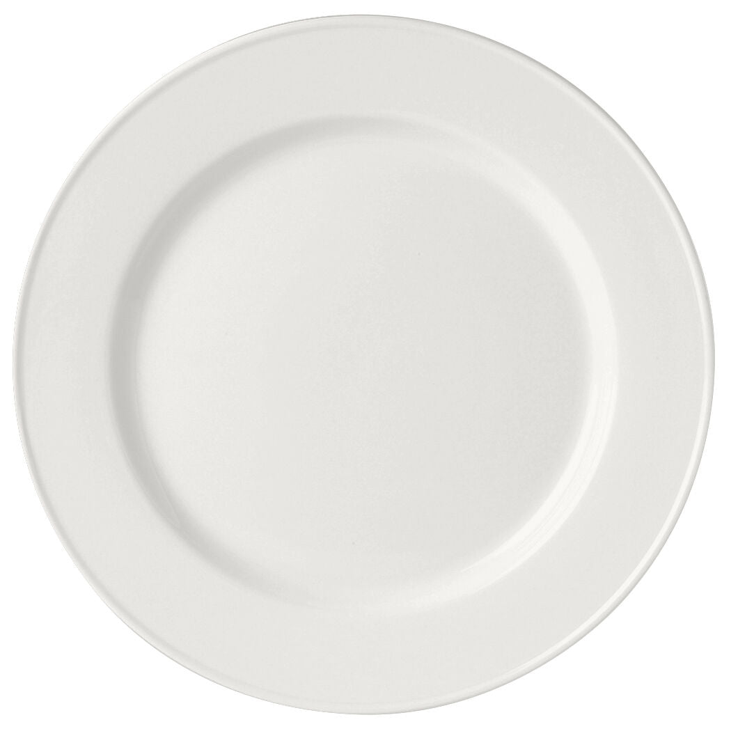 Utopia | Tableware | Simplicity White Slimline Plate 27cm (10 5/8") | Bespoke77