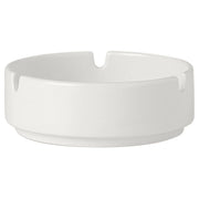 Utopia | Tableware | Simplicity White Ashtray Stacking 3 Notch 10.25cm (4") | Bespoke77