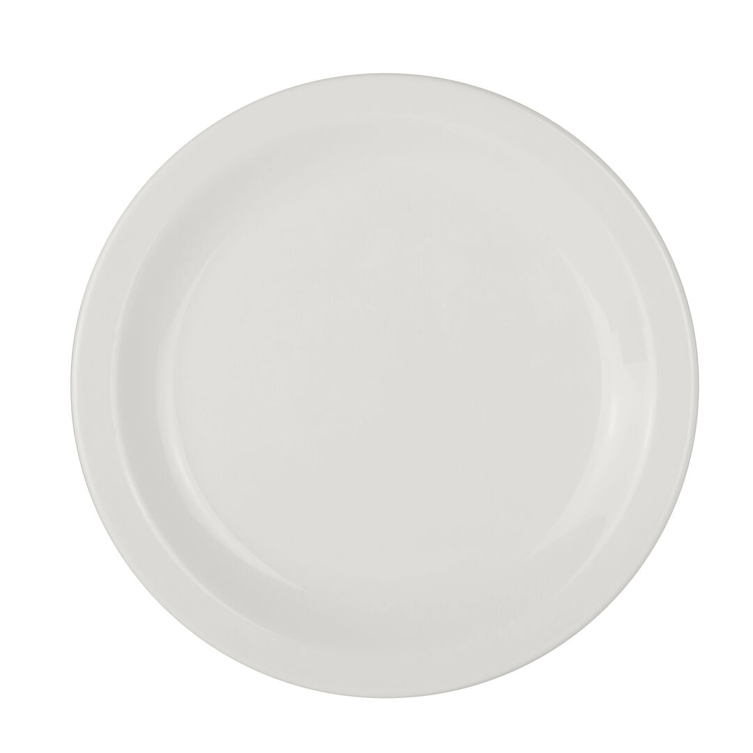 Utopia | Tableware | Simplicity White Cresta Plate 20.25cm (8") | Bespoke77