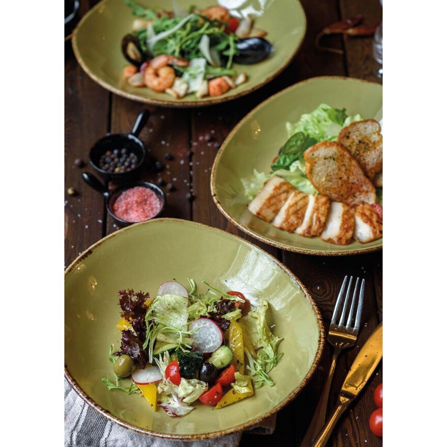 Utopia | Tableware | Terramesa Olive Spice Plate 15.25cm (6") | Bespoke77