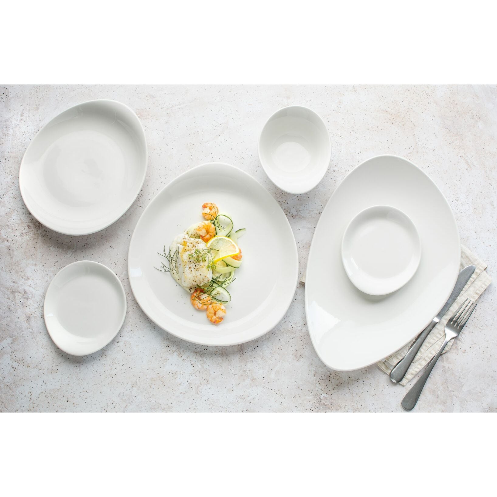 Utopia | Tableware | Freestyle Bowl 15.5cm 24.15cl (6" 8 1/2oz) | Bespoke77