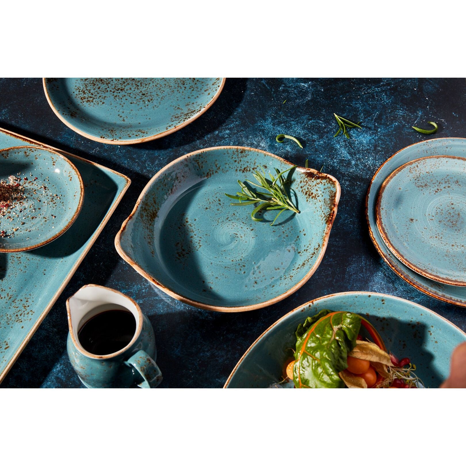 Utopia | Tableware | Craft Blue Stack Plate 16.5cm (6 1/2") | Bespoke77