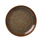 Utopia | Tableware | Vesuvius Amber Coupe Plate 28cm (11") | Bespoke77
