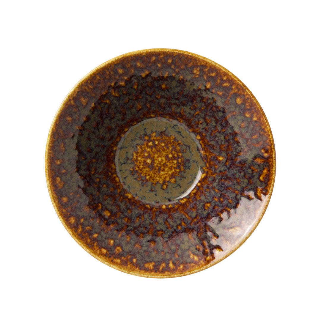 Utopia | Tableware | Vesuvius Amber Essence Bowl 16.5cm 58.5cl (6 1/2" 20 3/5oz) | Bespoke77