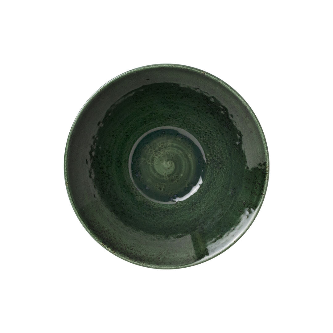 Utopia | Tableware | Vesuvius Burnt Emerald Essence Bowl 14cm 34cl (5 1/2" 12oz) | Bespoke77