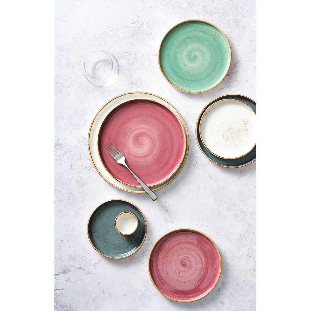 Utopia | Tableware | Craft Raspberry Stack Plate 25.5cm (10") | Bespoke77