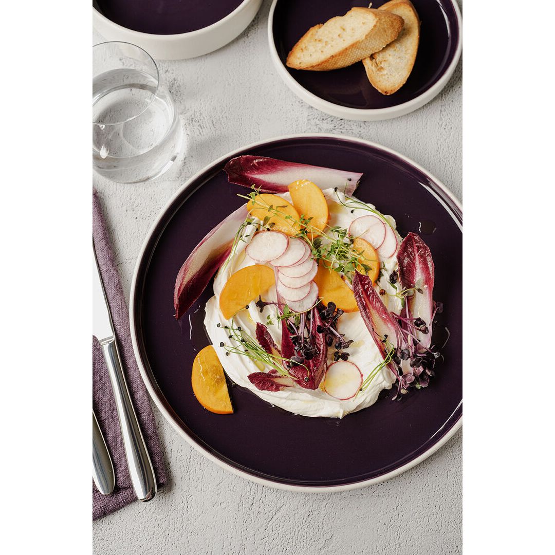 Utopia | Tableware | Nyx Damson Stack Plate 20.25cm (8") | Bespoke77