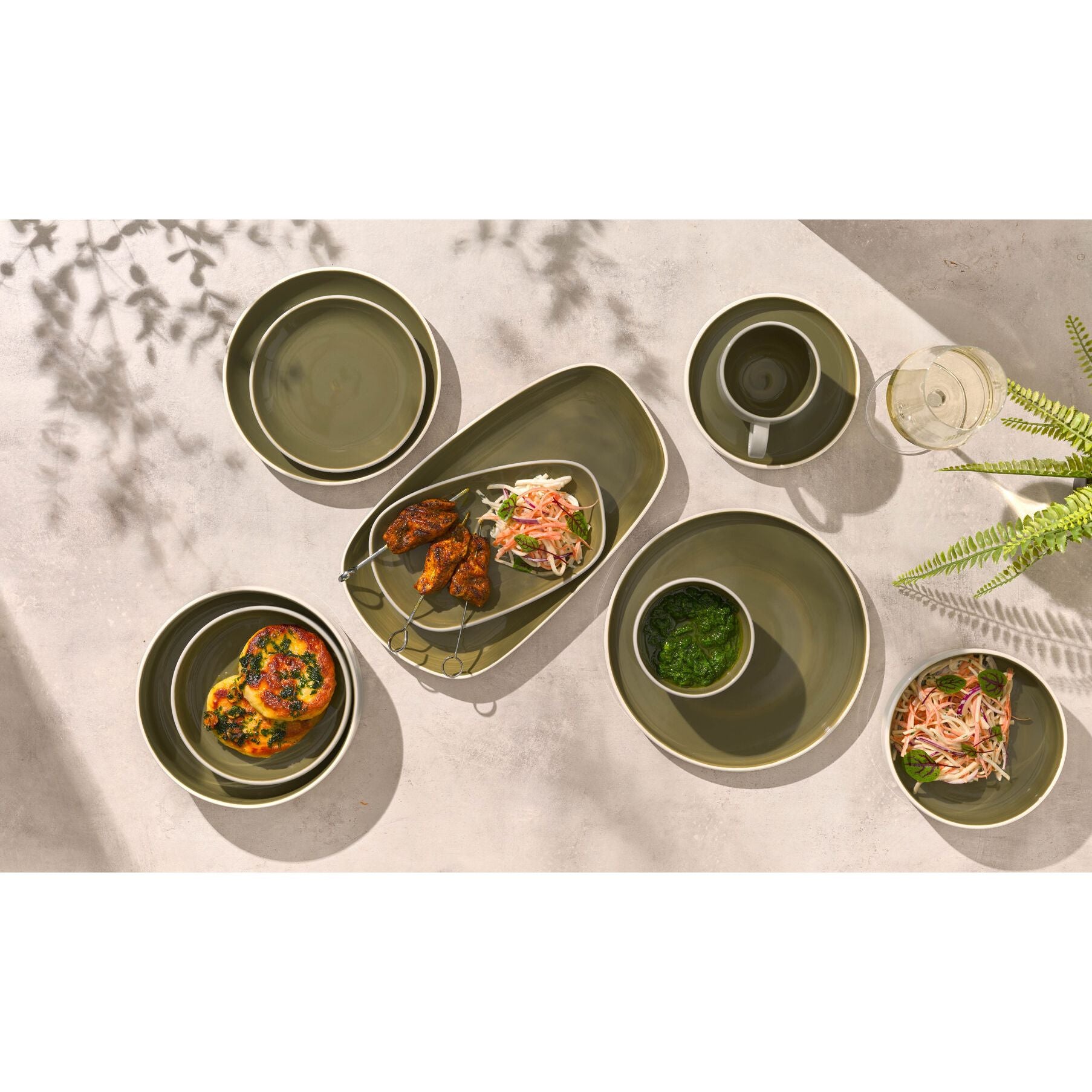 Utopia | Tableware | Nyx Olive Bowl 15.5 x 6.75cm 65.5cl (6 1/8 x 2 5/8" 23oz) | Bespoke77
