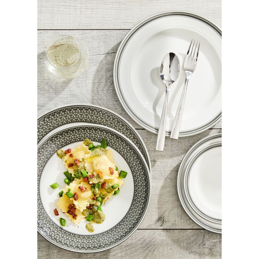 Utopia | Tableware | Bead Truffle Accent Coupe Bowl 25.25cm 120.25cl (10" 42 3/10oz) | Bespoke77