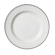 Utopia | Tableware | Bead Black Band Plate 25.5cm (10") | Bespoke77