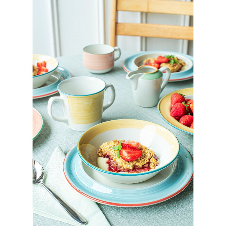Utopia | Tableware | Rio Yellow Slimline Plate 15.75cm (6 1/4") | Bespoke77