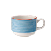 Utopia | Tableware | Rio Blue Slimline Stacking Cup 20cl (7oz) | Bespoke77