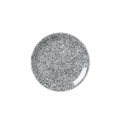 Utopia | Tableware | Ink Crackle Black Coupe Plate 15.25cm (6") | Bespoke77