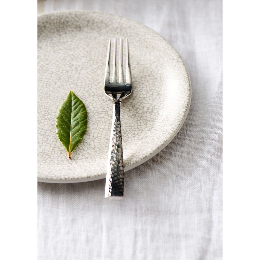 Utopia | Tableware | Ink Crackle Grey Coupe Plate 15.25cm (6") | Bespoke77