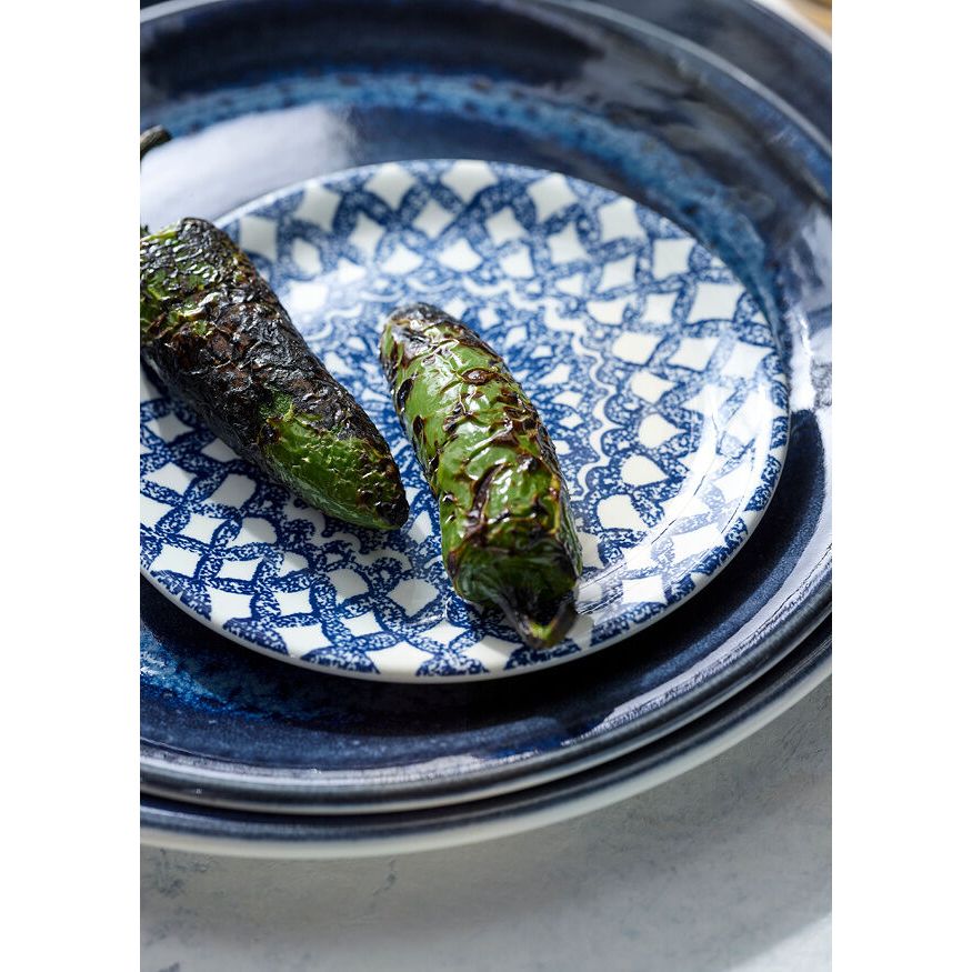 Utopia | Tableware | Ink Nomad Blue Coupe Plate 25.25cm (10") | Bespoke77