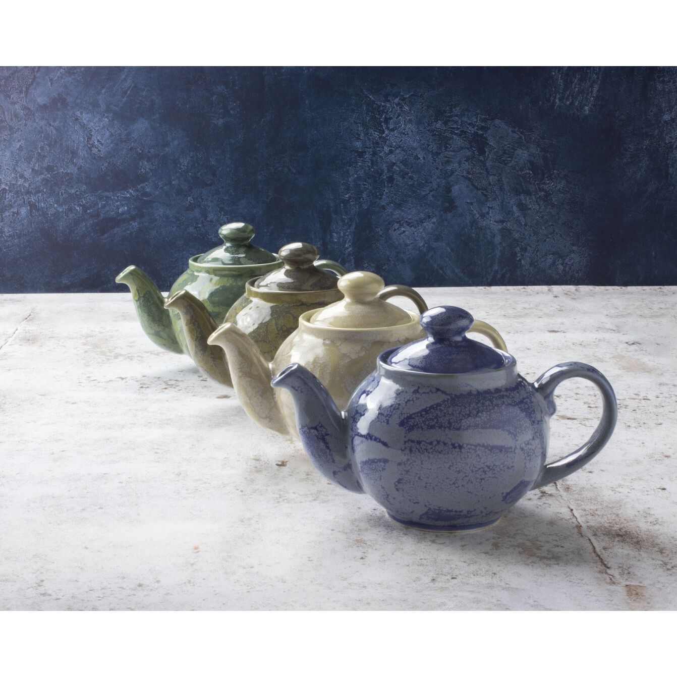 Utopia | Tableware | Revolution Bluestone Teapot 42.5cl (15oz) | Bespoke77