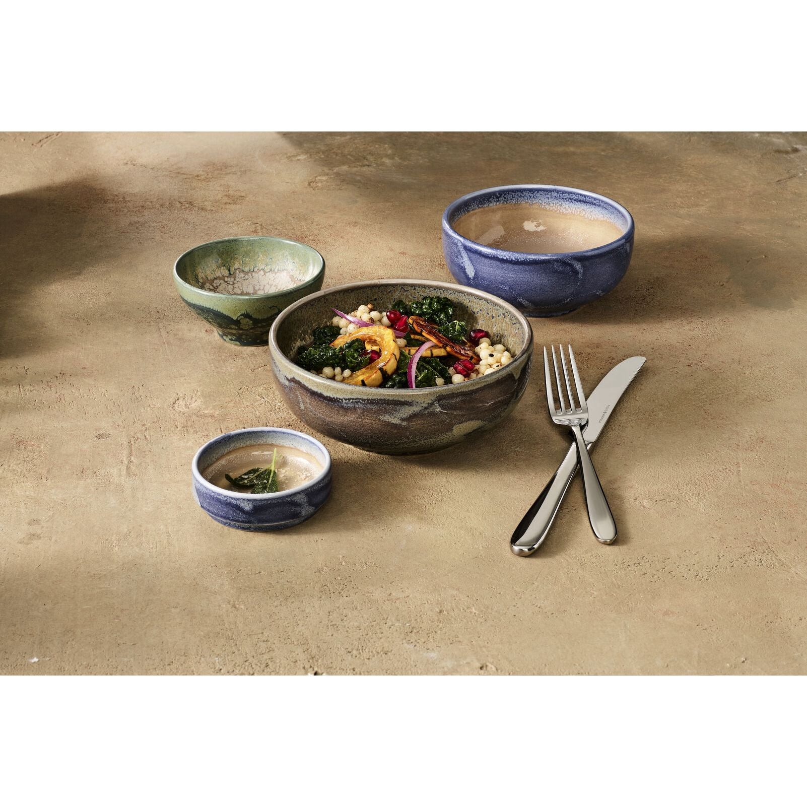 Utopia | Tableware | Aurora Revolution Bluestone Bowl 13.5 x 5.75cm 47cl (5 1/4 x 2 1/4" 16 1/2oz) | Bespoke77