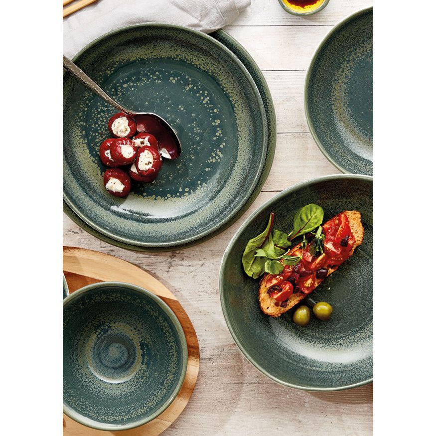 Utopia | Tableware | Aurora Revolution Jade Round Stacking Tray 16.5cm (6 1/2") | Bespoke77
