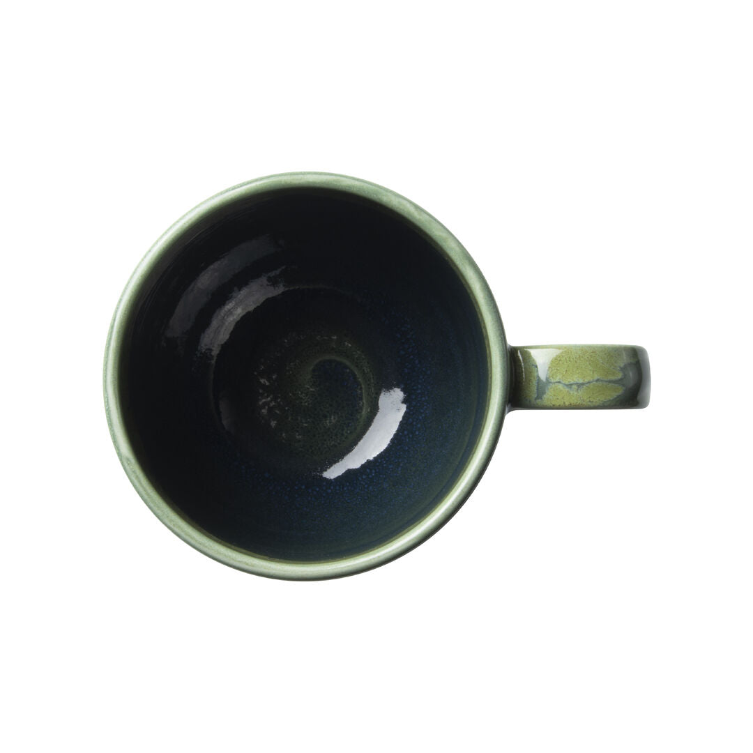 Utopia | Tableware | Aurora Vesuvius Burnt Emerald Liv Cup 22.75cl (8oz) | Bespoke77