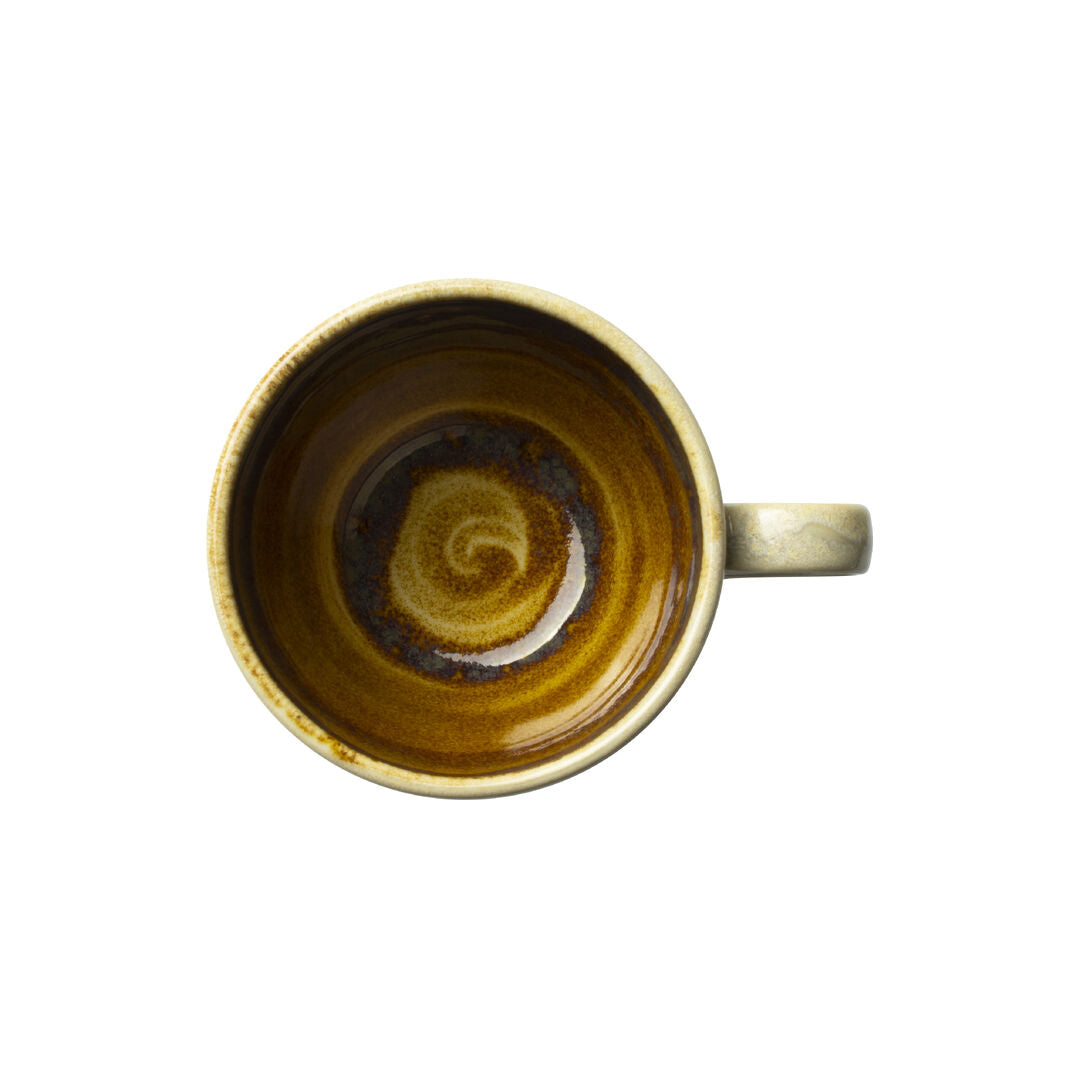 Utopia | Tableware | Aurora Vesuvius Amber Liv Cup 22.75cl (8oz) | Bespoke77