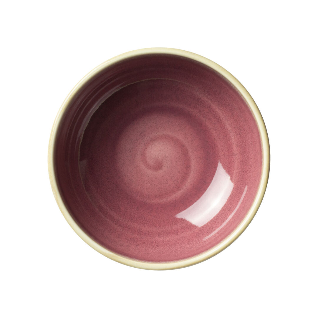 Utopia | Tableware | Aurora Vesuvius Rose Quartz Bowl 15.5 x 6.75cm 65.5cl (6 1/8 x 2 5/8" 23oz) | Bespoke77