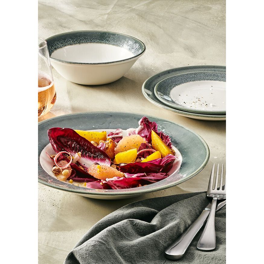 Utopia | Tableware | Revolution Edge Jade Harmony Plate 23cm (9") | Bespoke77