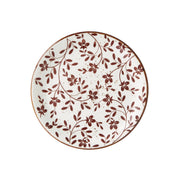 Utopia | Tableware | Flora Brown Coupe Plate 20.25cm (8") | Bespoke77