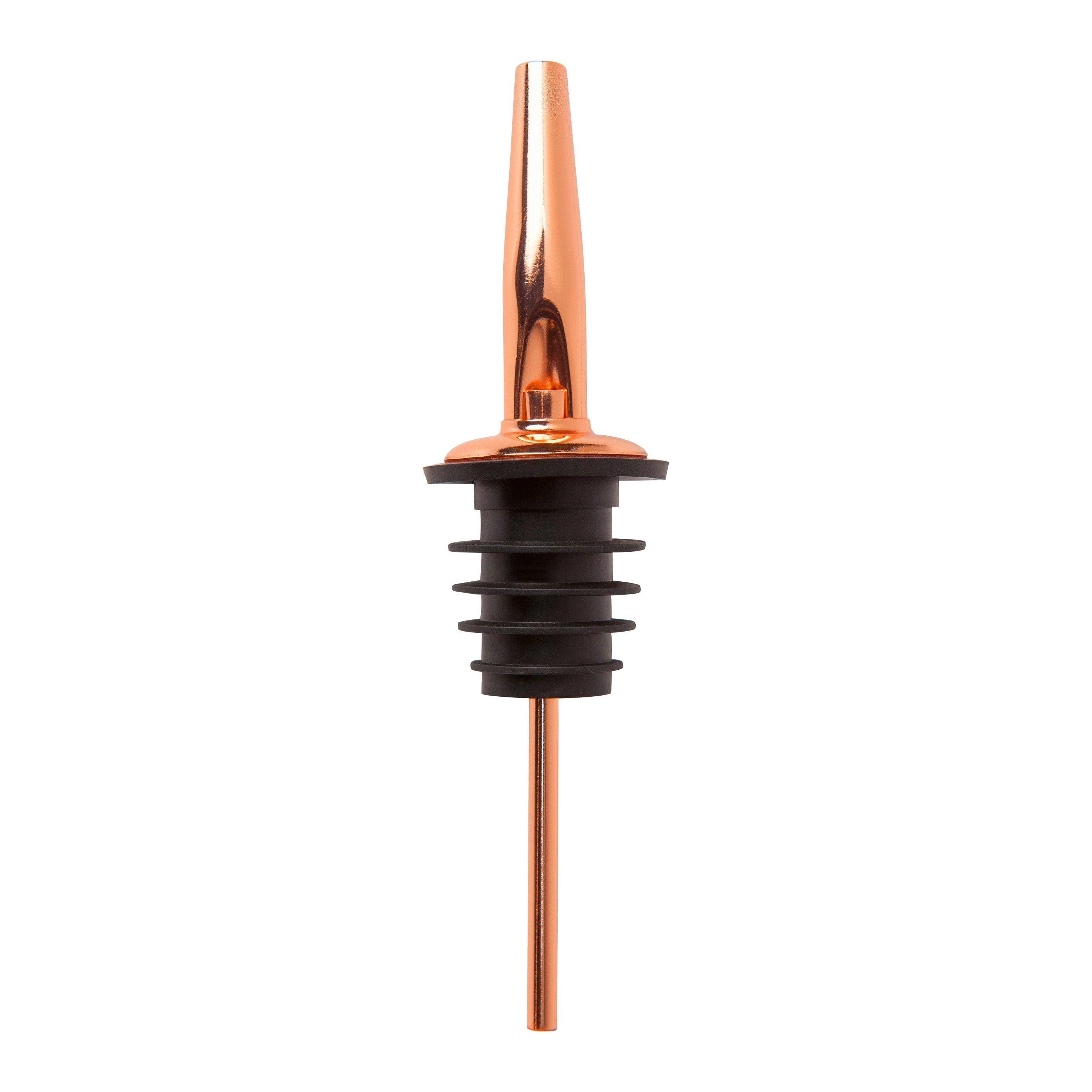 Copper Plated Stainless Steel Freeflow Drinks Pourer - Pack of 12