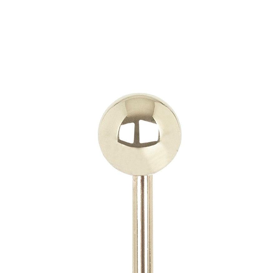 Gold Plated Ball Garnish Picks - Pack of 10
