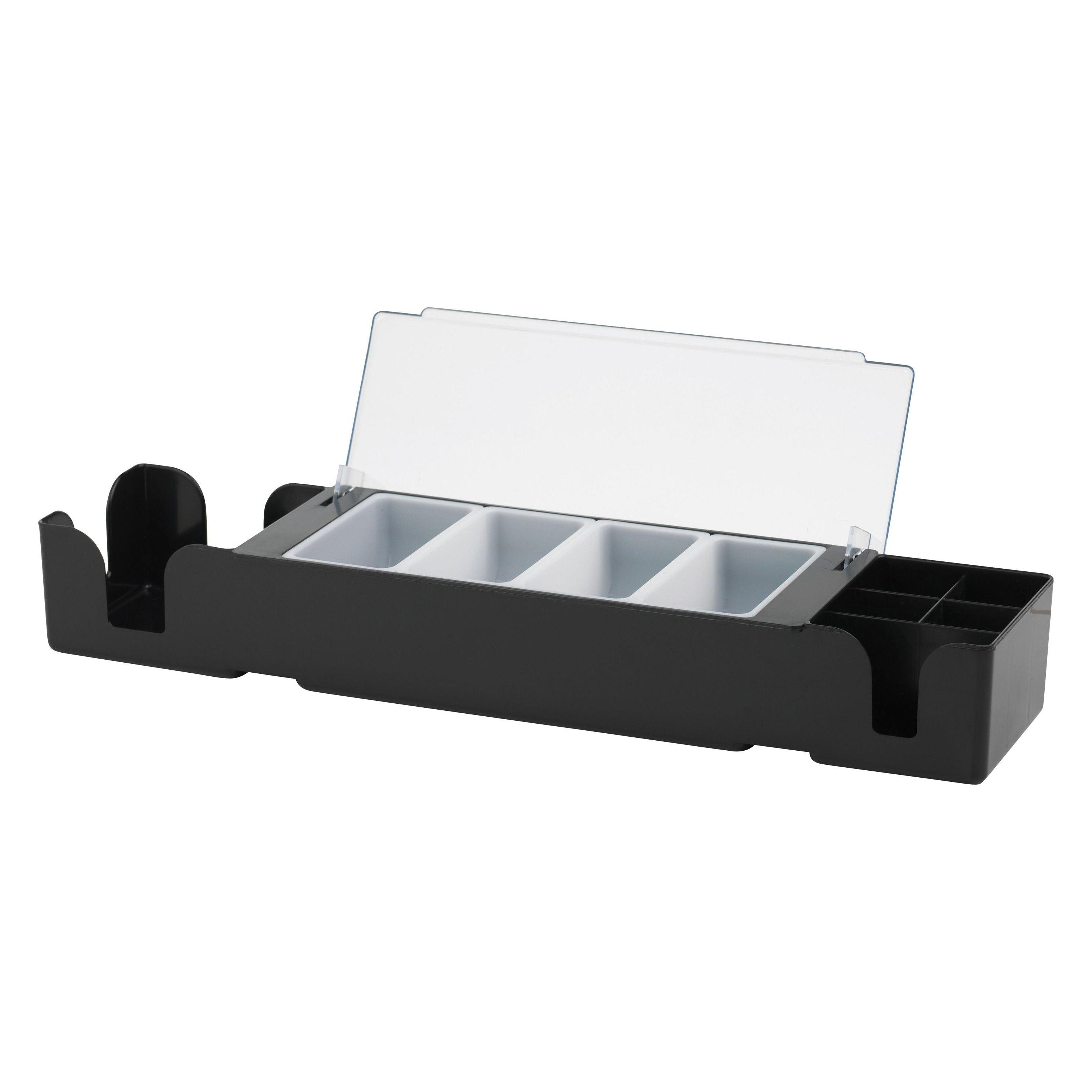 Black Bar Centre with 4 Compartments
