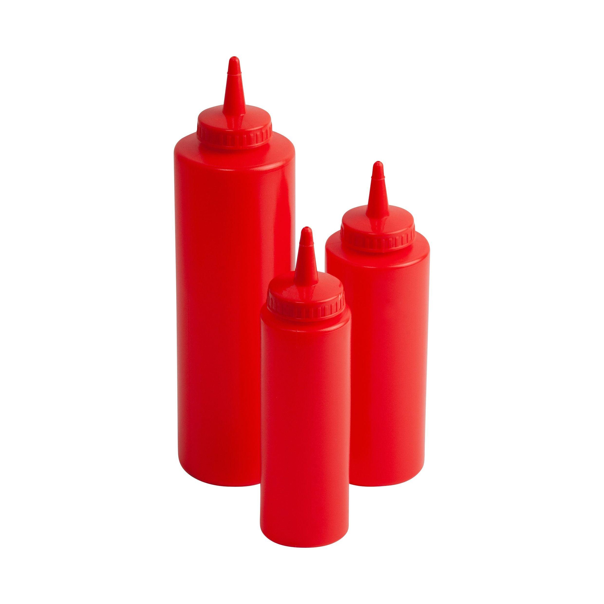 EasyGrip Red Squeeze Sauce Bottle 8oz