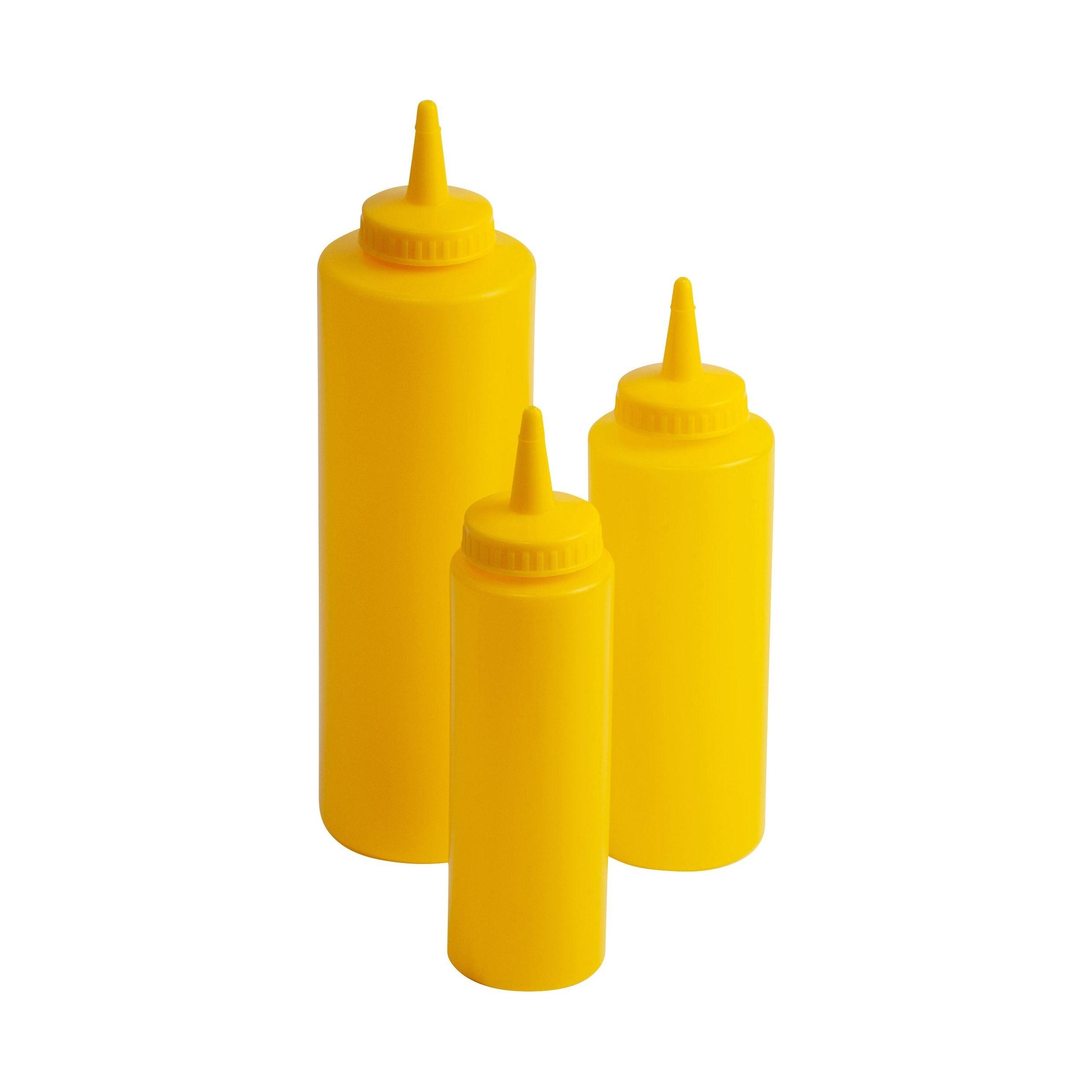 SqueezeMaster 24oz Yellow Sauce Bottle