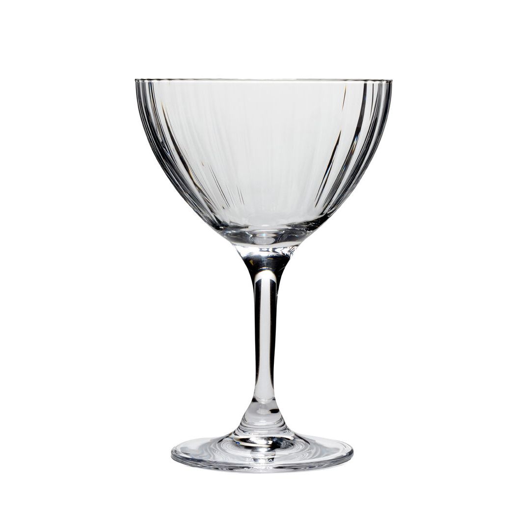 Utopia | Glassware (Crystal) | Optic Martini Glass 14.61cm H 23.6cl | Bespoke77
