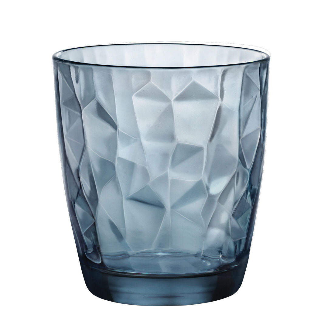 Utopia | Glassware (Soda Lime) | Diamond Ocean Blue Water 30.5cl (10 1/4oz) | Bespoke77