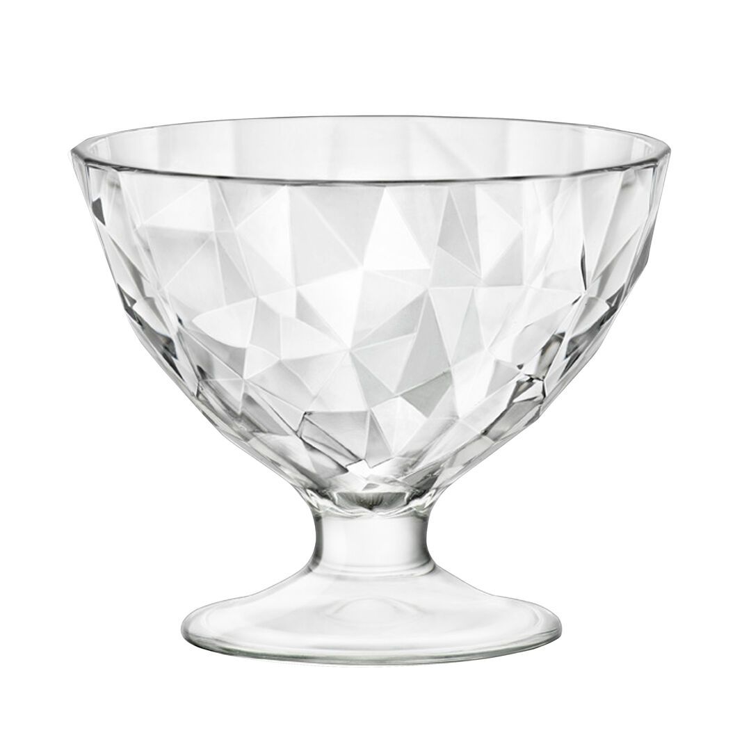 Utopia | Glassware (Soda Lime) | Diamond Dessert 36cl (12 1/4oz) | Bespoke77