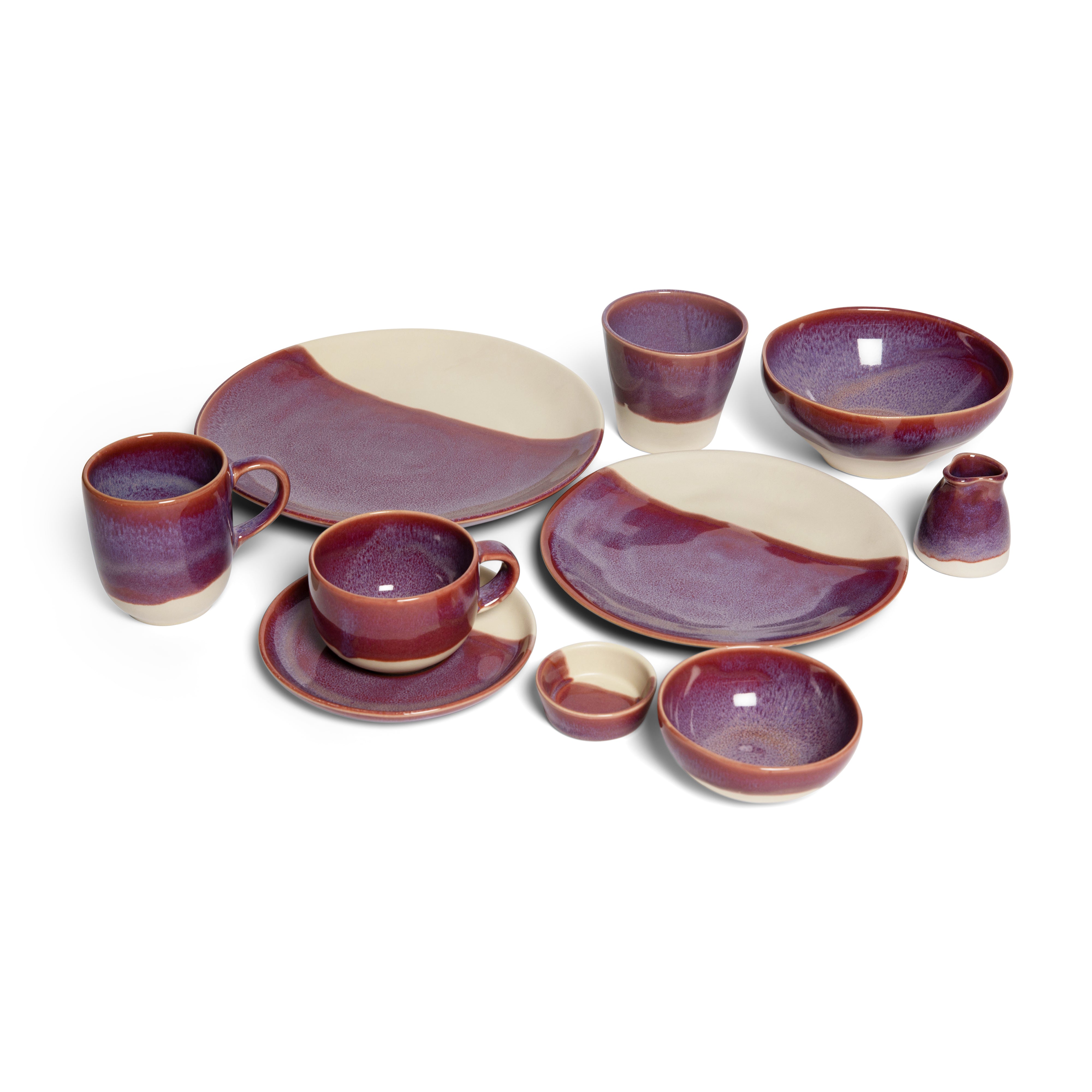 Californian Purple Shoreline Stoneware Tapas Bowl 10cm Dia - 200ml/7oz