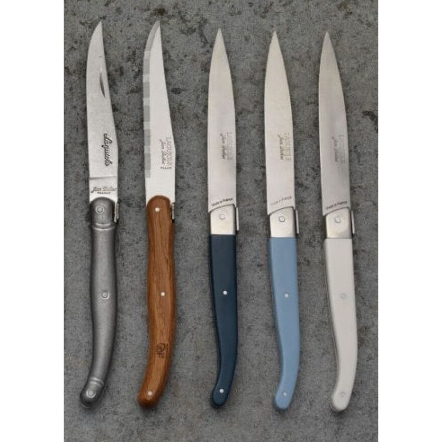 Utopia | Cutlery | Laguiole Stand Up Dark Blue 1.2mm Blade With ABS Handle | Bespoke77