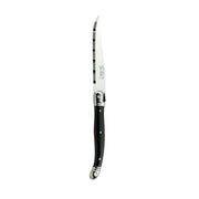Utopia | Cutlery | Laguiole Black Handle Serrated Steak Knife 1.2mm Blade | Bespoke77