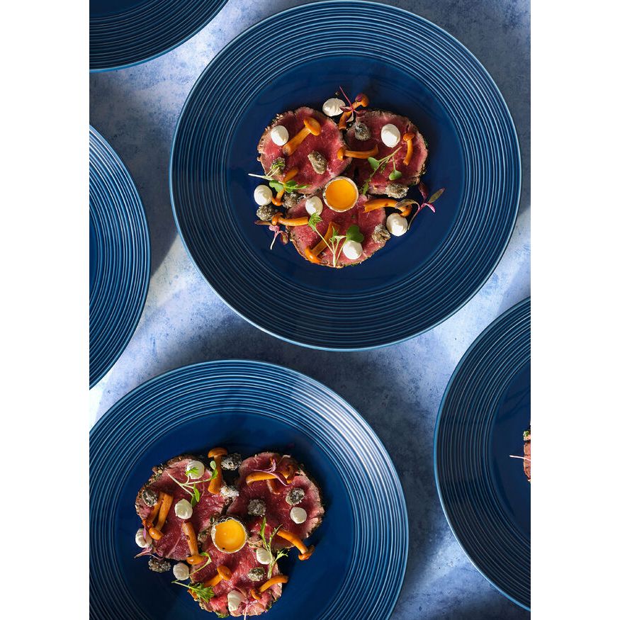 Utopia | Tableware | Concorde Midnight Blue Coupe Plate 15.25cm (6") | Bespoke77
