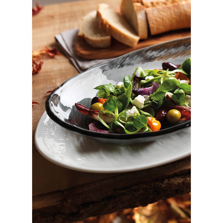 Utopia | Tableware | Scape Glass Clear Round Platter 30cm (11 3/4") | Bespoke77