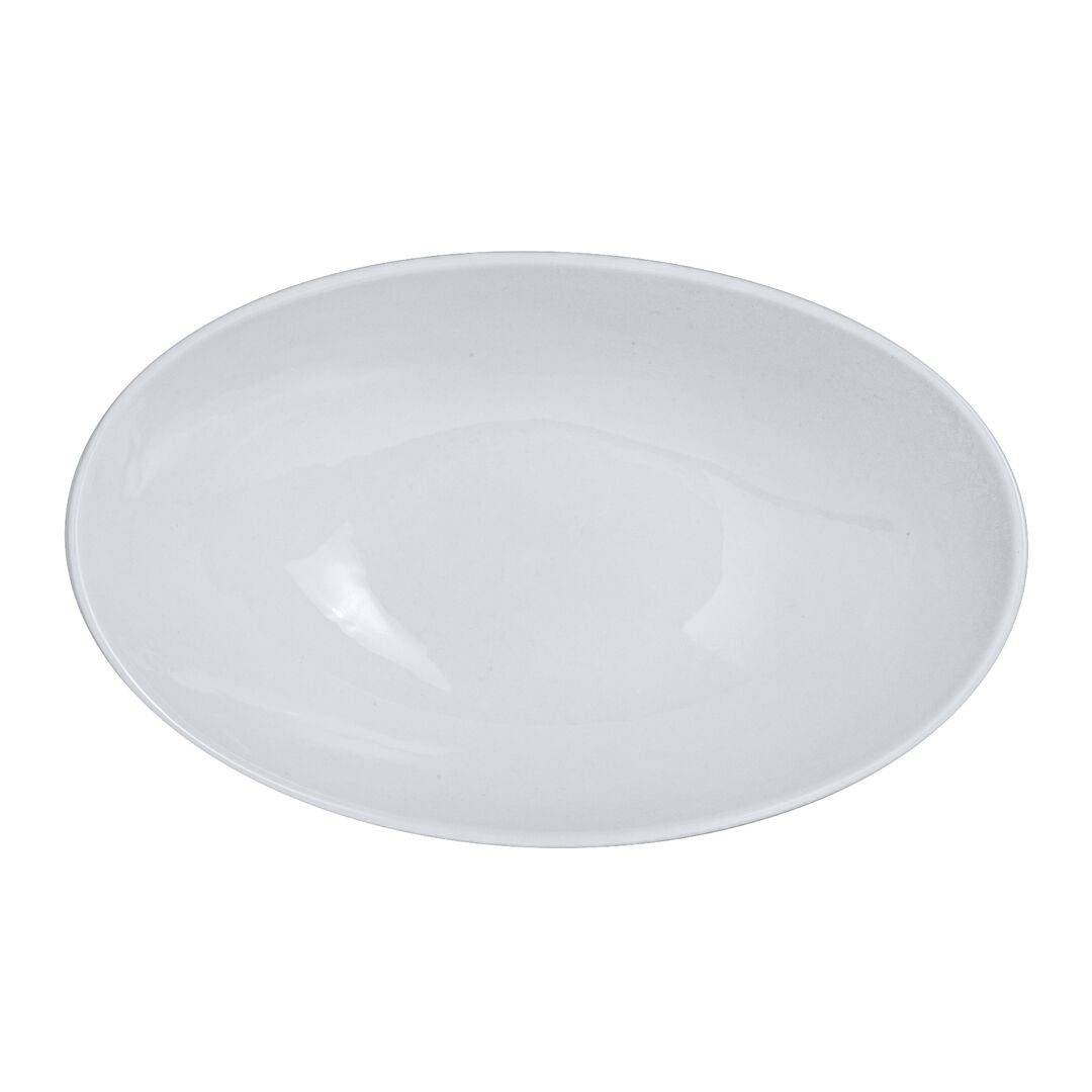 Utopia | Tableware | Cafe Porcelain Oval Bowl 20 x 12.7cm 45.5cl (7 7/8 x 5" 16oz) | Bespoke77