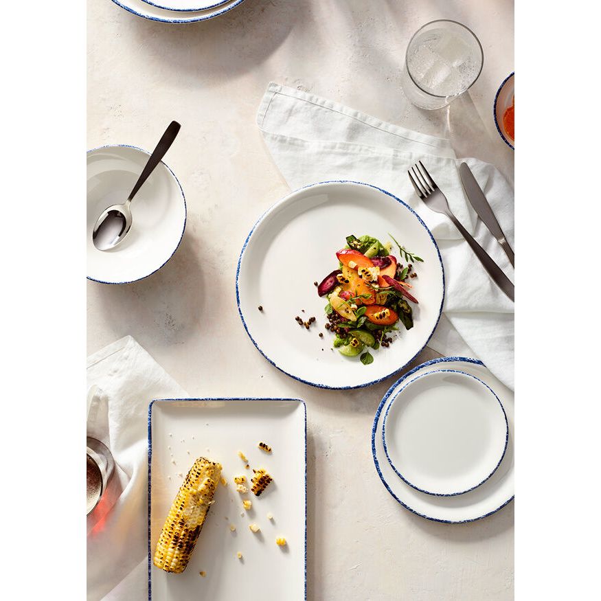 Utopia | Tableware | Blue Dapple Coupe Bowl 25.4cm 112.4cl (10" 38oz) | Bespoke77