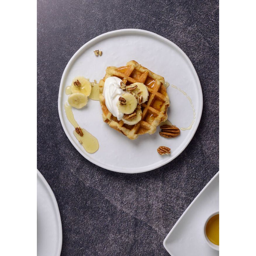 Utopia | Tableware | Cali White Round Plate 12.3 x 2.5cm (4 5/6 x 1") | Bespoke77