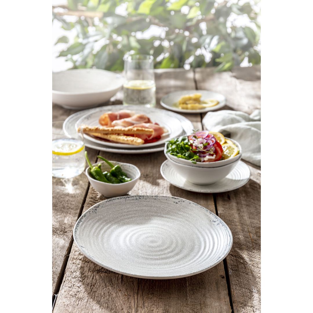 Utopia | Buffet | Pompeii Stone Medium Round Bowl 28.6 x 11.7cm 4.5ltr (11 1/4 x 4 3/5" 4 3/4qrt) | Bespoke77