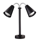 Modern Black Double Heat Lamp 220V EU Plug 55.9cm (22")