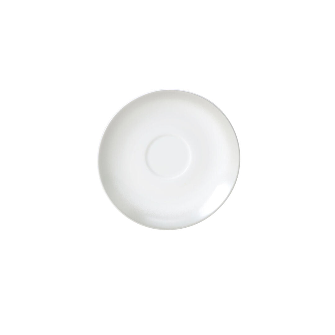 Utopia | Tableware | Frost Coupe Tea Saucer Low 15cm (6") | Bespoke77