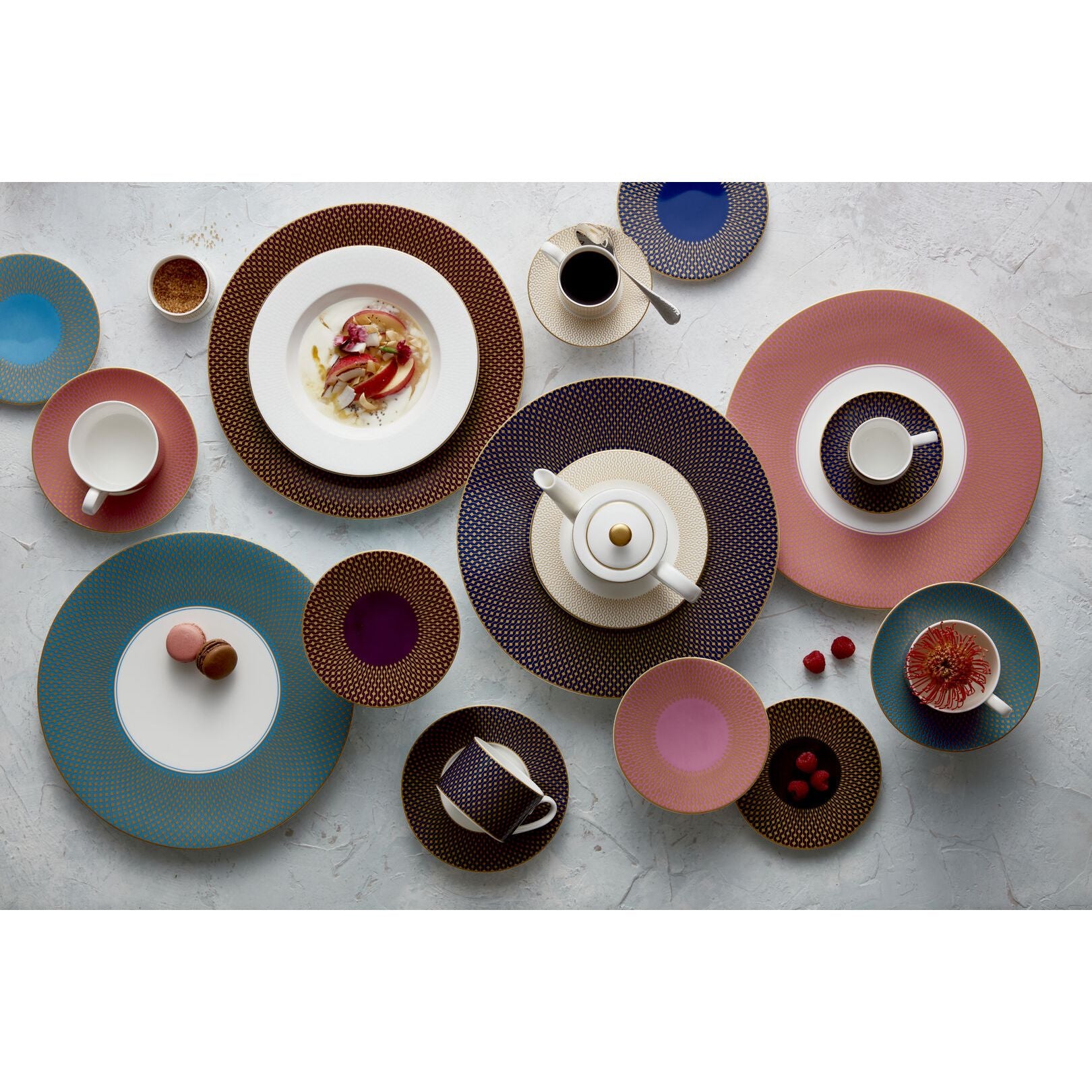 Utopia | Tableware | Jewel Rose Snipe Plate 15cm (6") | Bespoke77