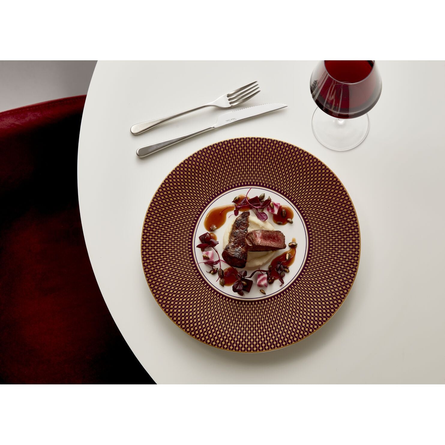 Utopia | Tableware | Jewel Topaz Coupe Saucer 16cm (6 1/3") Fits AND0110 | Bespoke77