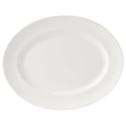 Utopia | Tableware | Monaco White Oval Vogue Plate 33cm (13") | Bespoke77